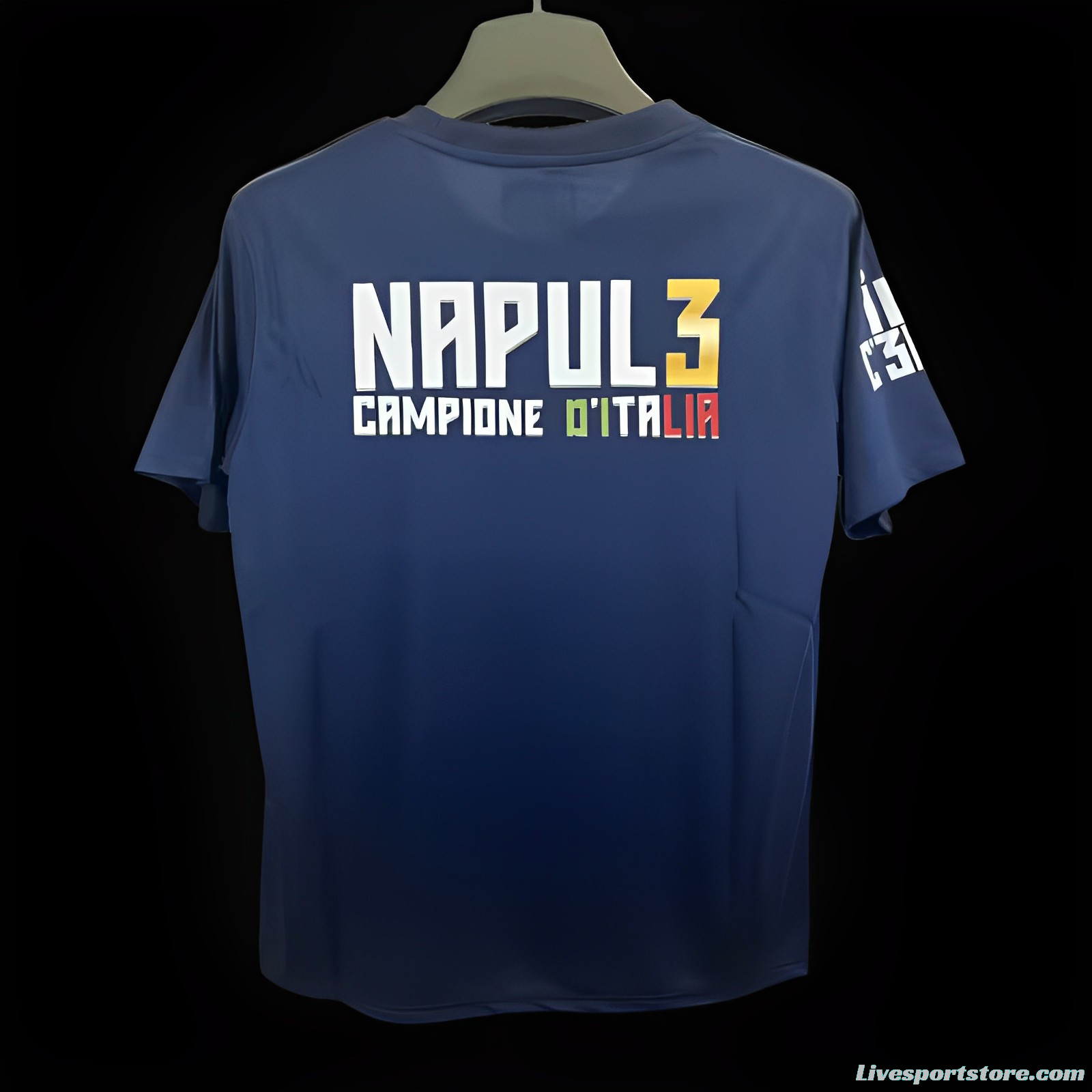 23/23 Napoli Napul 3 Campione D'Italia Navy Jersey