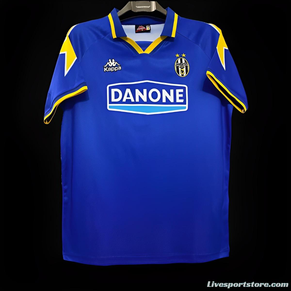 Retro 94/95 Juventus Away Blue Jersey