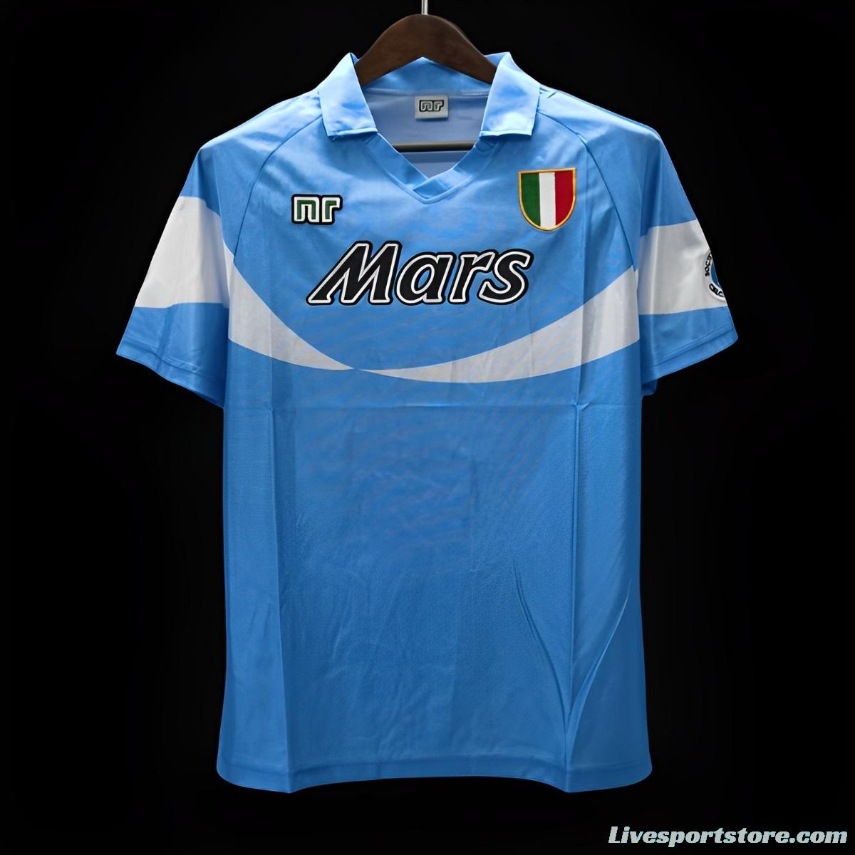 Retro 90/91 Napoli Home Second Jersey