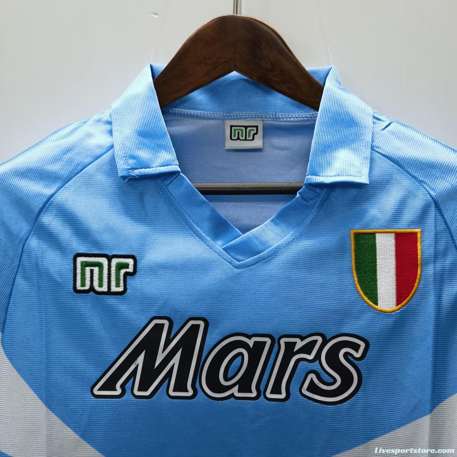 Retro 90/91 Napoli Home Second Jersey