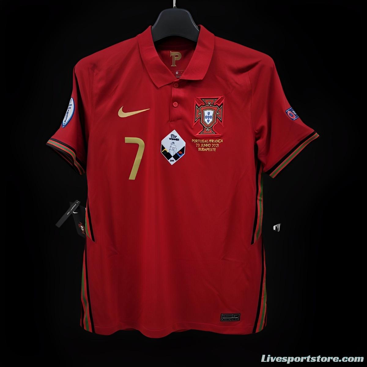 Retro 2020 Portugal Home Jersey