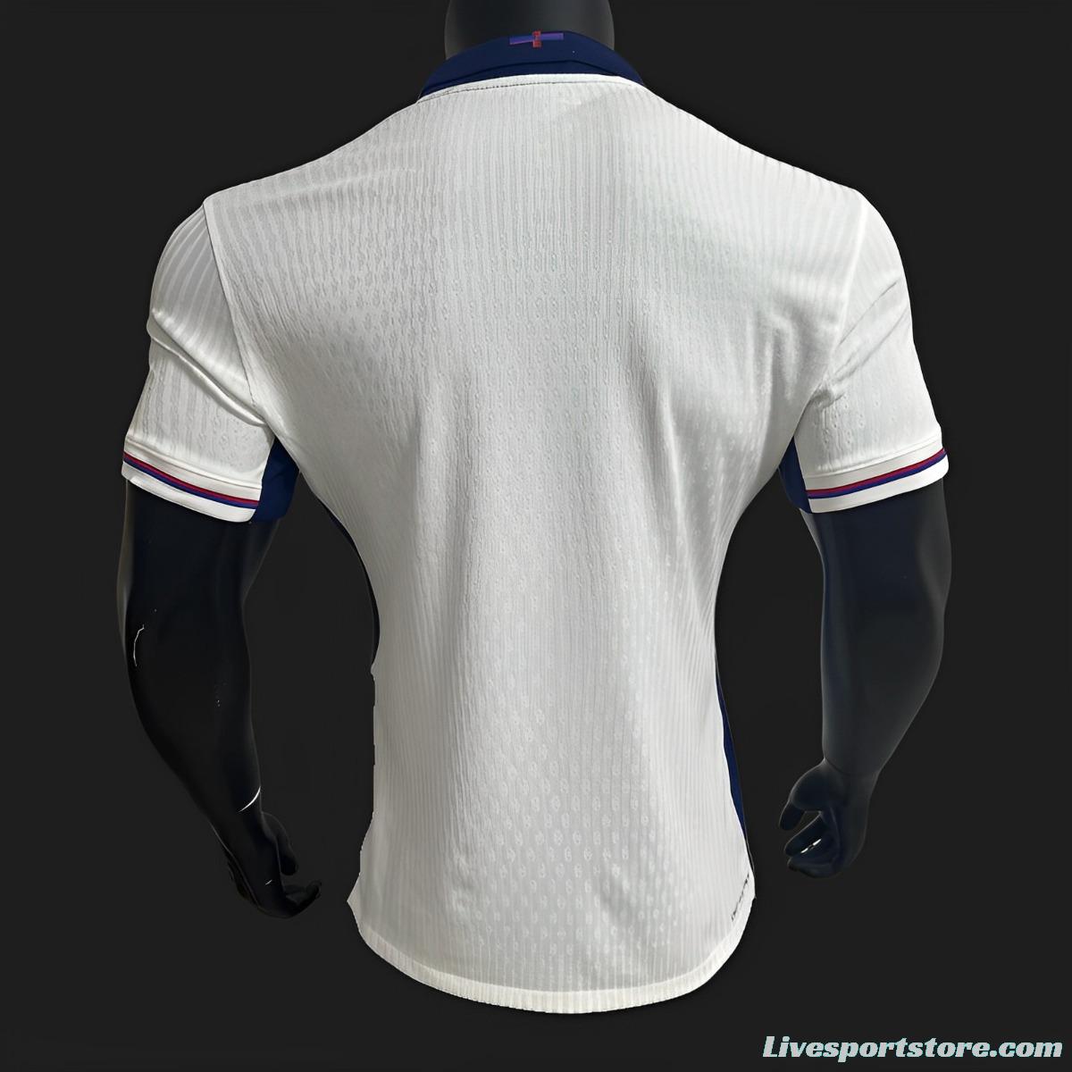 Player Version 2024 England Home Jersey