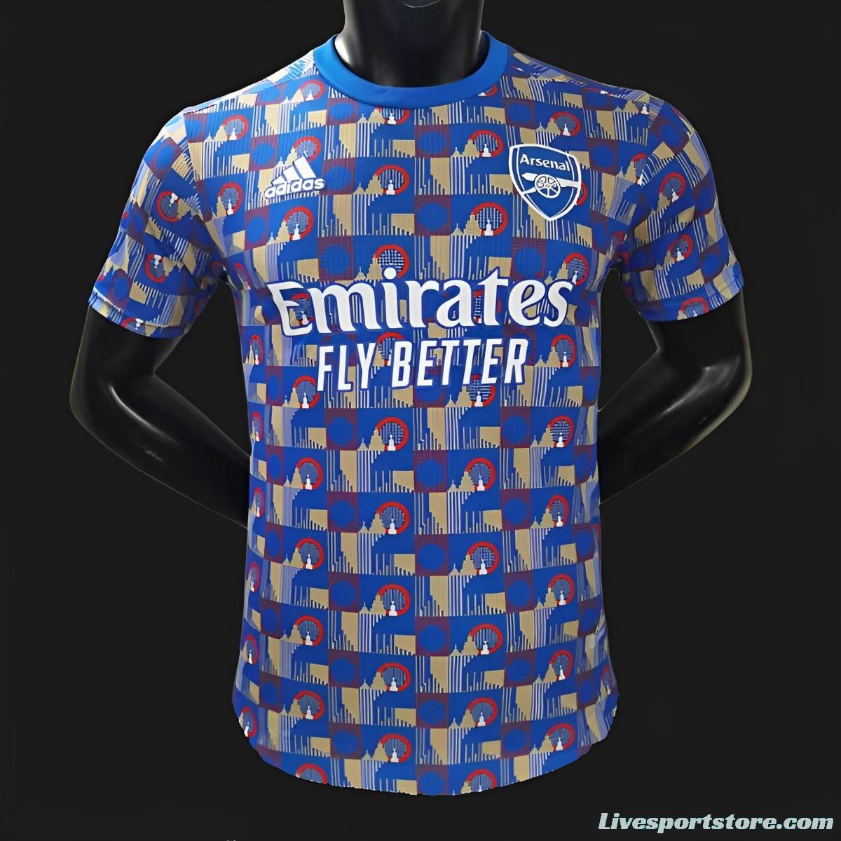 24/25 Arsenal Blue Pre-Match Jersey