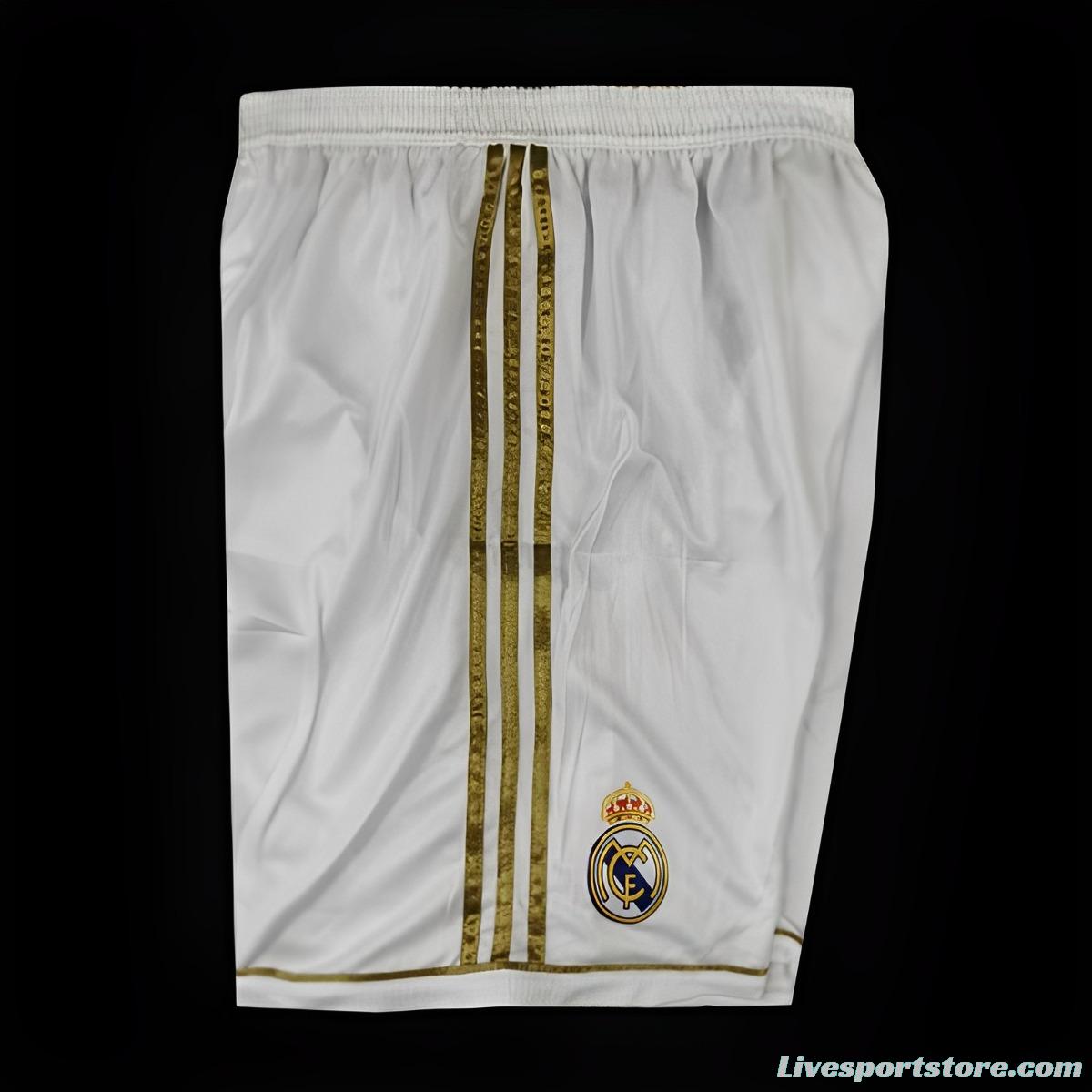 Retro 11/12 Real Madrid Home Shorts