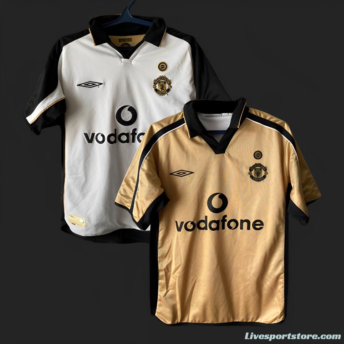 Retro 01/02 Manchester United Third Centenary Reversible Jersey