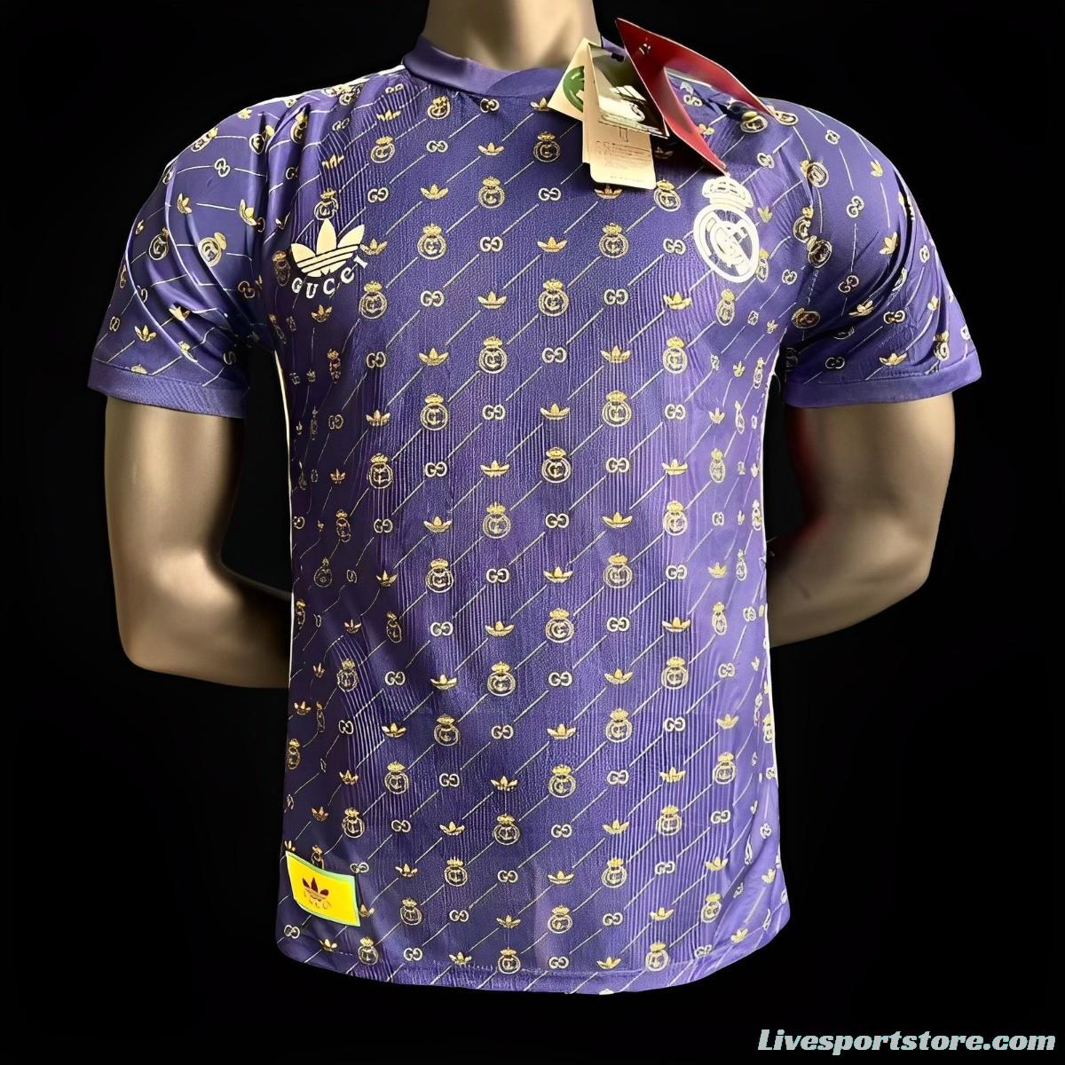 Player Version 24/25 Real Madrid x GUCCI Purple Special Jersey