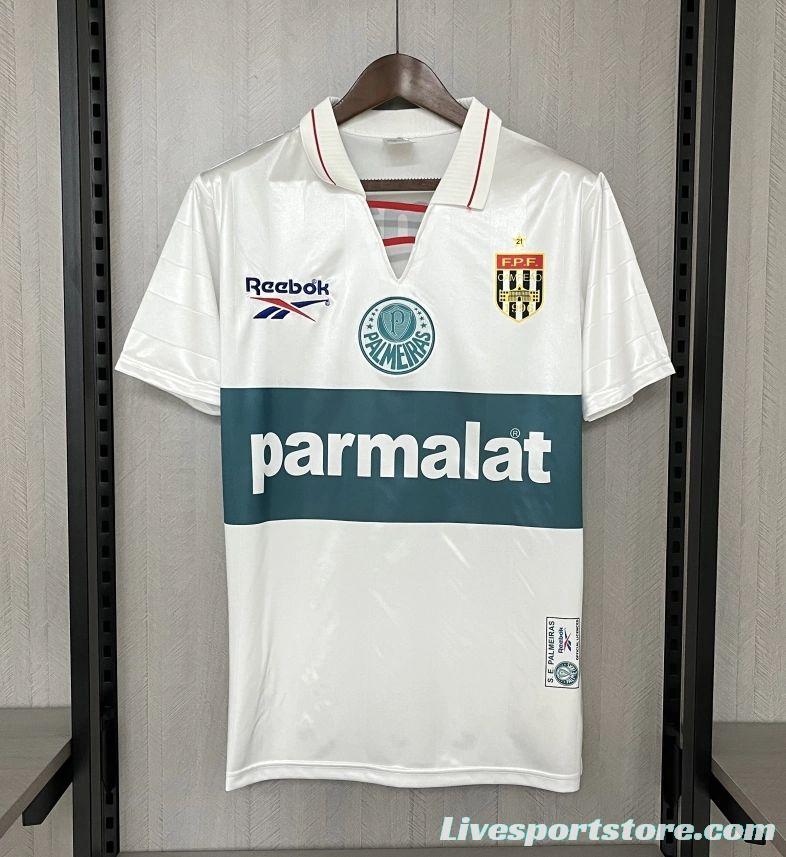 Retro 96/97 Palmeiras Third White Jersey