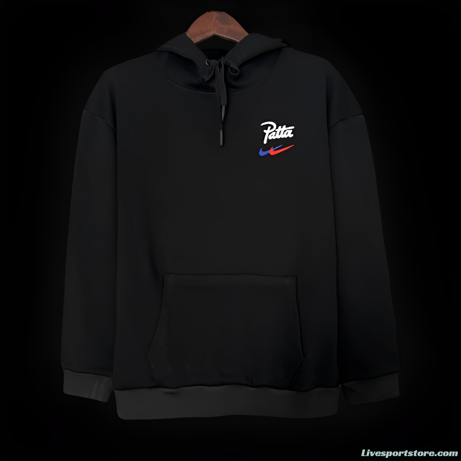 23/24 Barcelona x Patta Black Hoodie