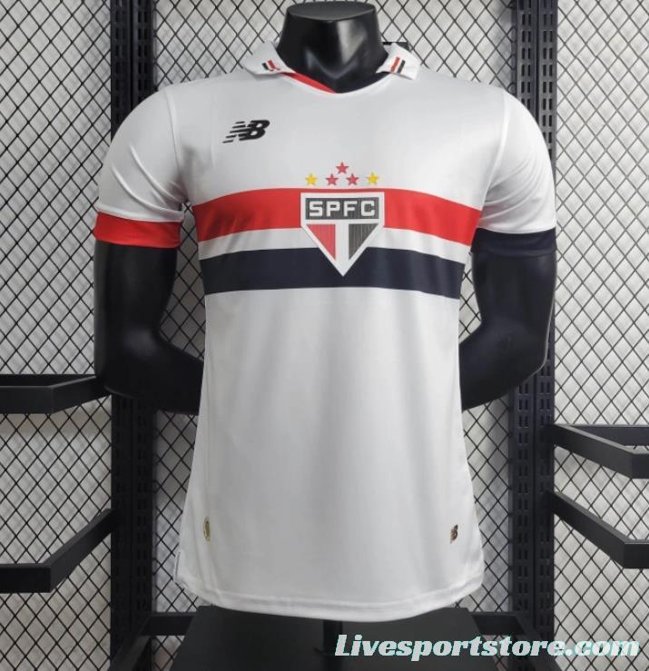 Player Version 2024/25 Sao Paulo Home Jersey