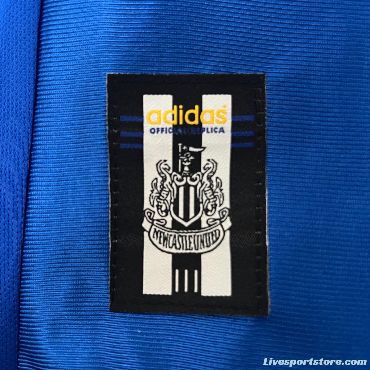 Retro 98/99 Newcastle United Away Blue Jersey