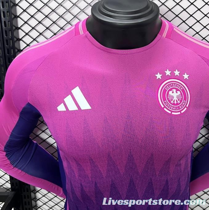 Player Version 2024 Germany Away Long Sleeve Jersey