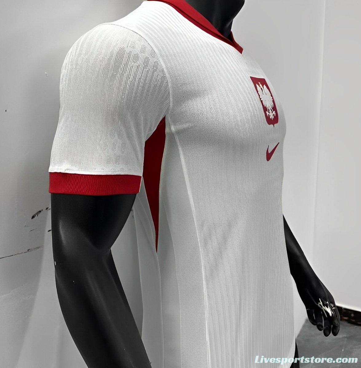 Player Version 2024 Poland Home Jersey