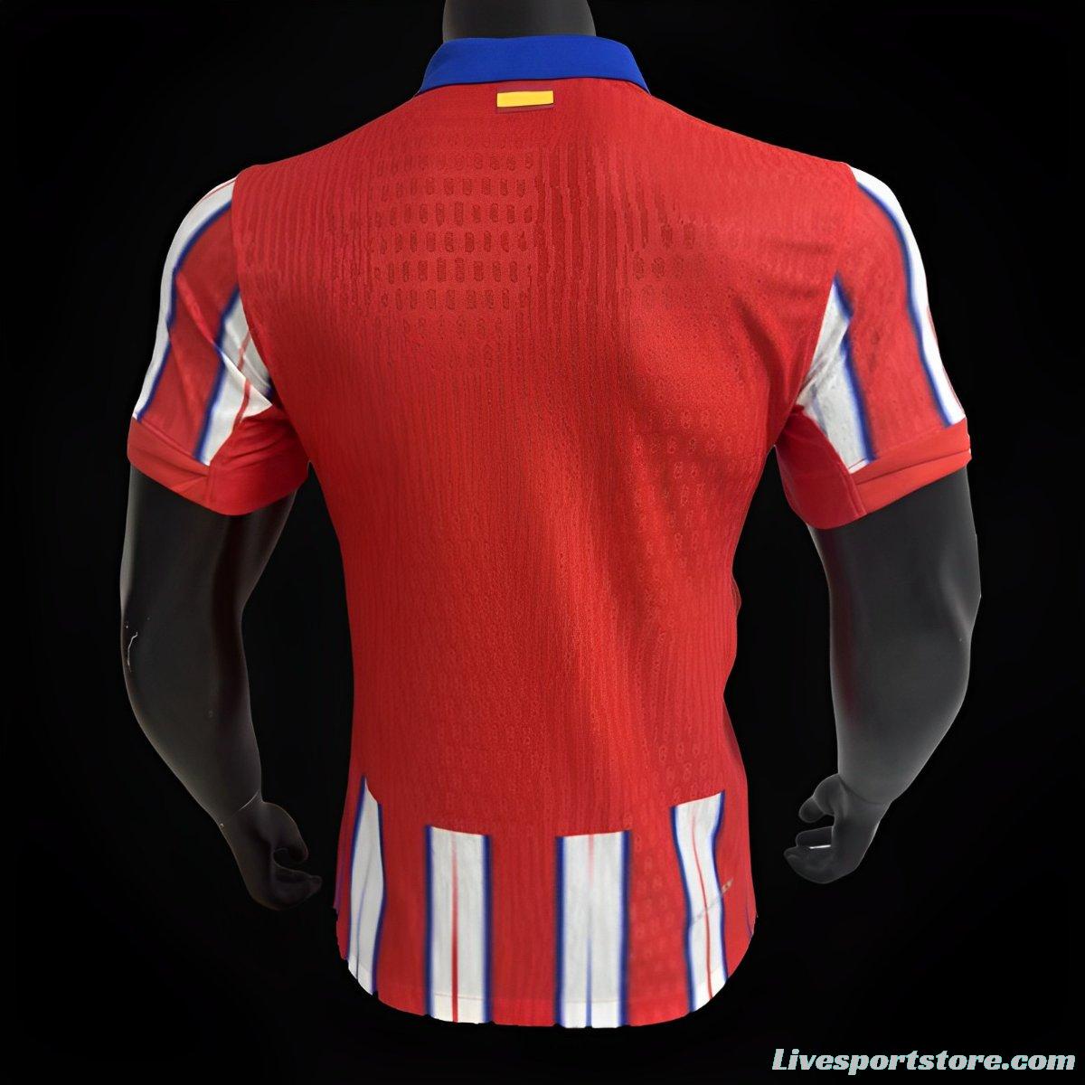 Player Version 24/25 Atletico Madrid Home Jersey