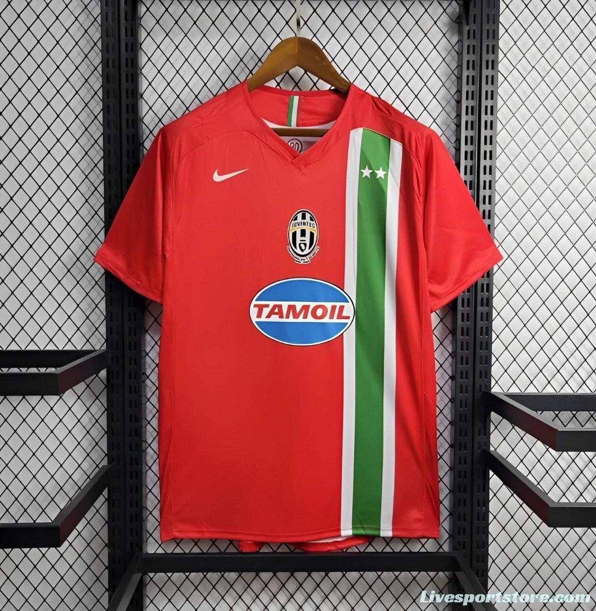 Retro 05/06 Juventus Away Red Jersey