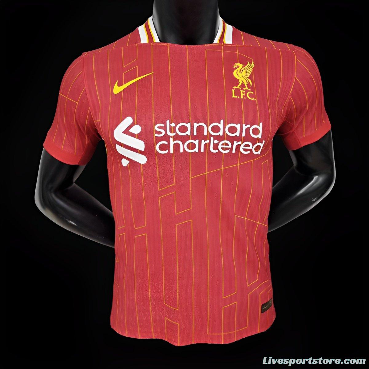 Player Version 24/25 Liverpool Home Jersey