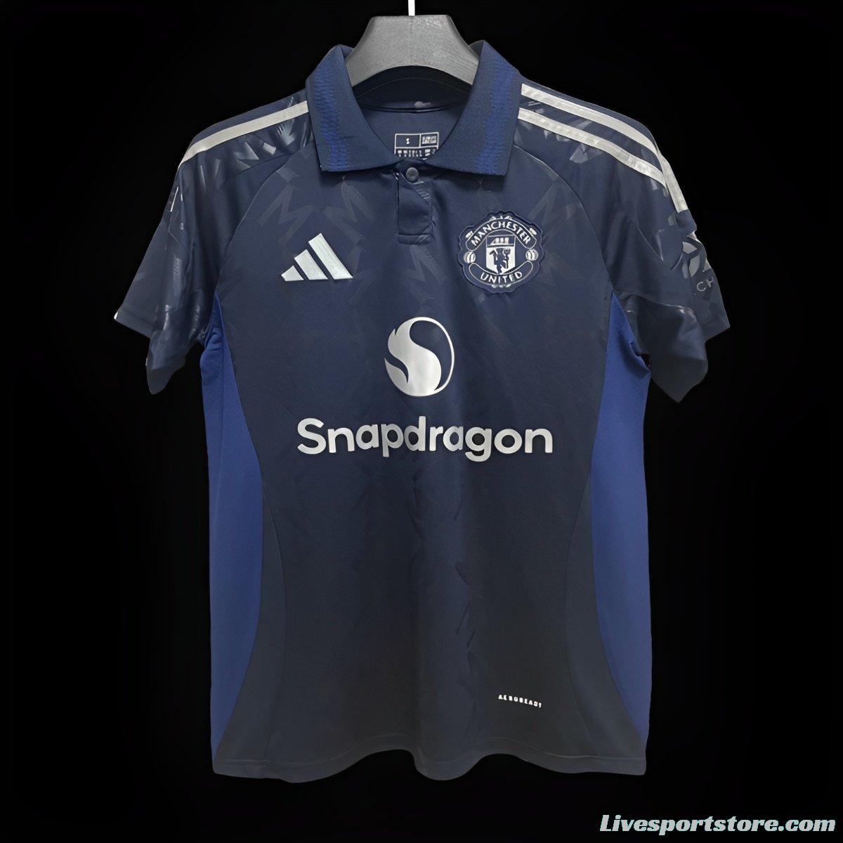 24/25 Manchester United Away Navy Jersey