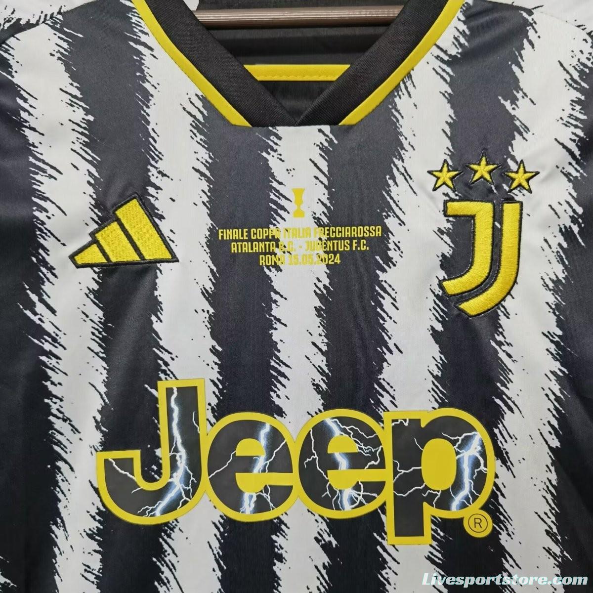 23/24 Juventus Home Coppa Italia Final Jersey