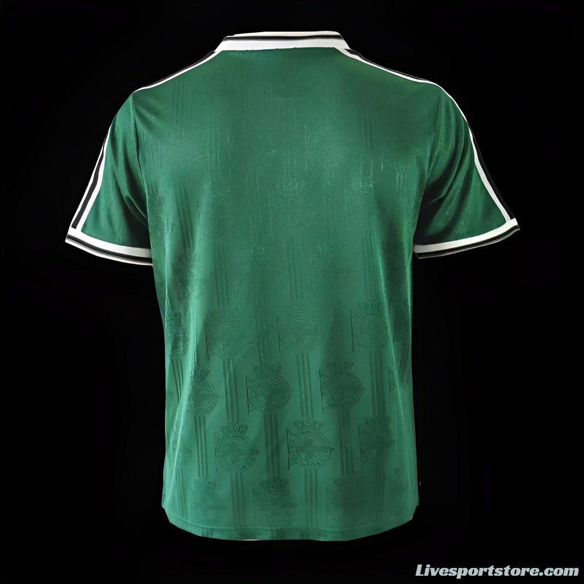 Retro 99/00 Deportivo La Coruna Away Green Jersey