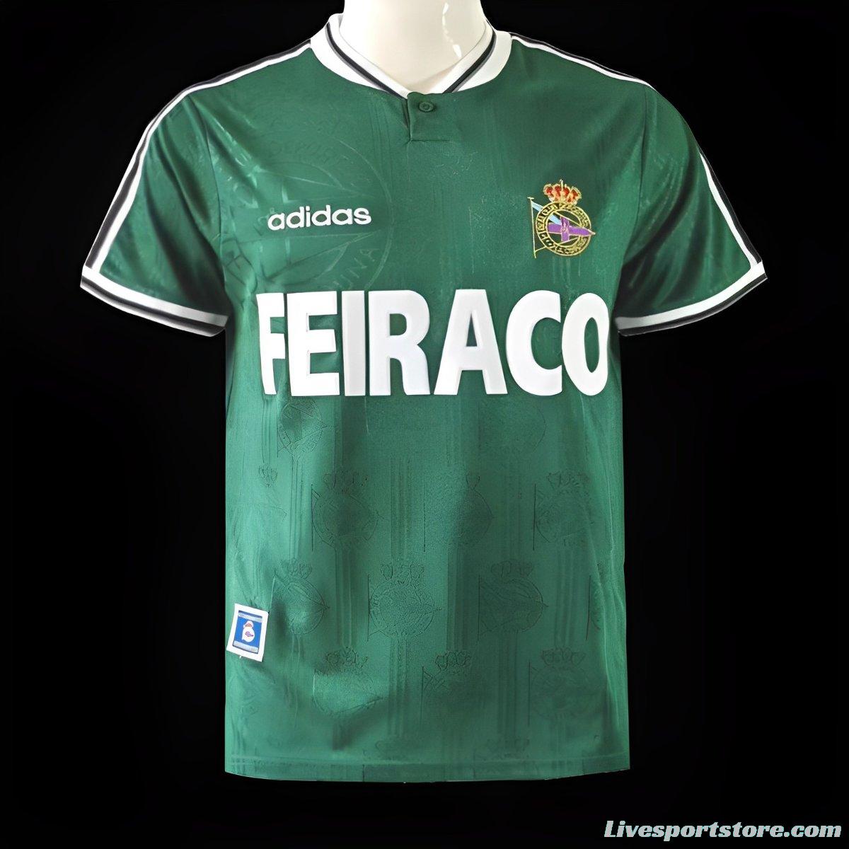 Retro 99/00 Deportivo La Coruna Away Green Jersey