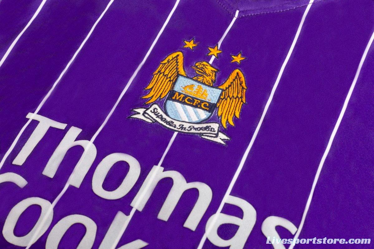 Retro 07/08 Manchester City Away Purple Jersey