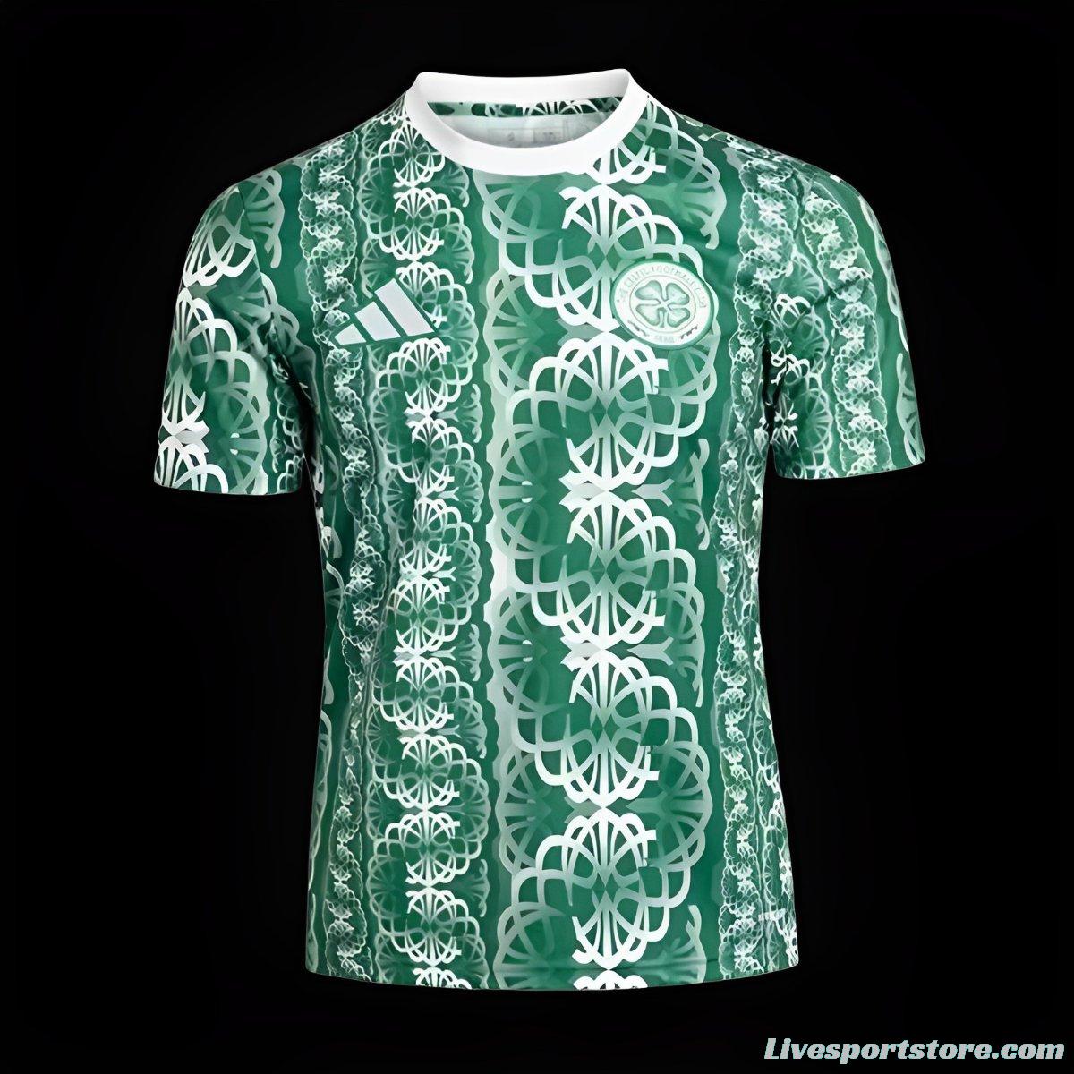 24/25 Celtic Green Pre-Match Jersey