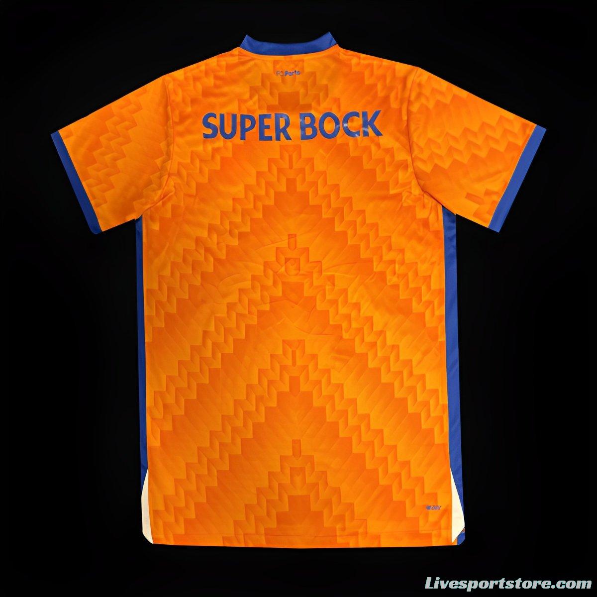 24/25 Porto Away Orange Jersey