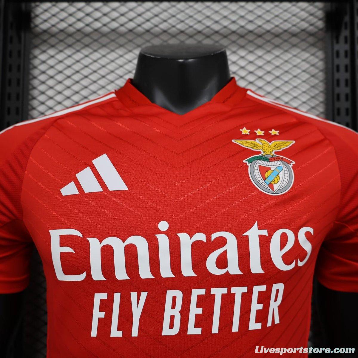 Player Version 24/25 Benfica Home Jersey