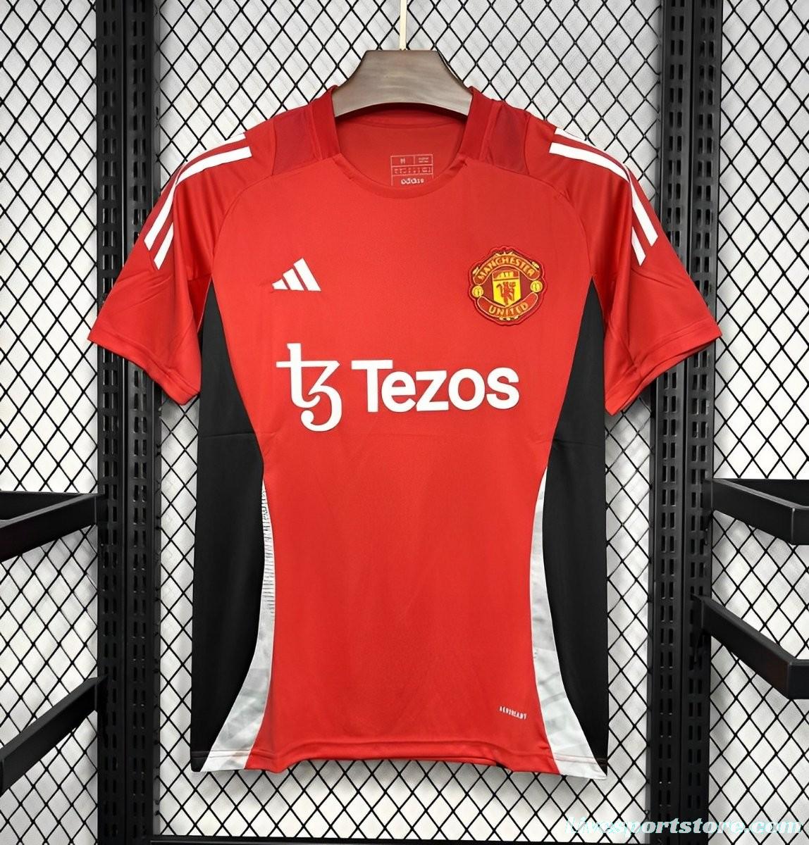 24/25 Manchester United Red Pre-match Training Jersey