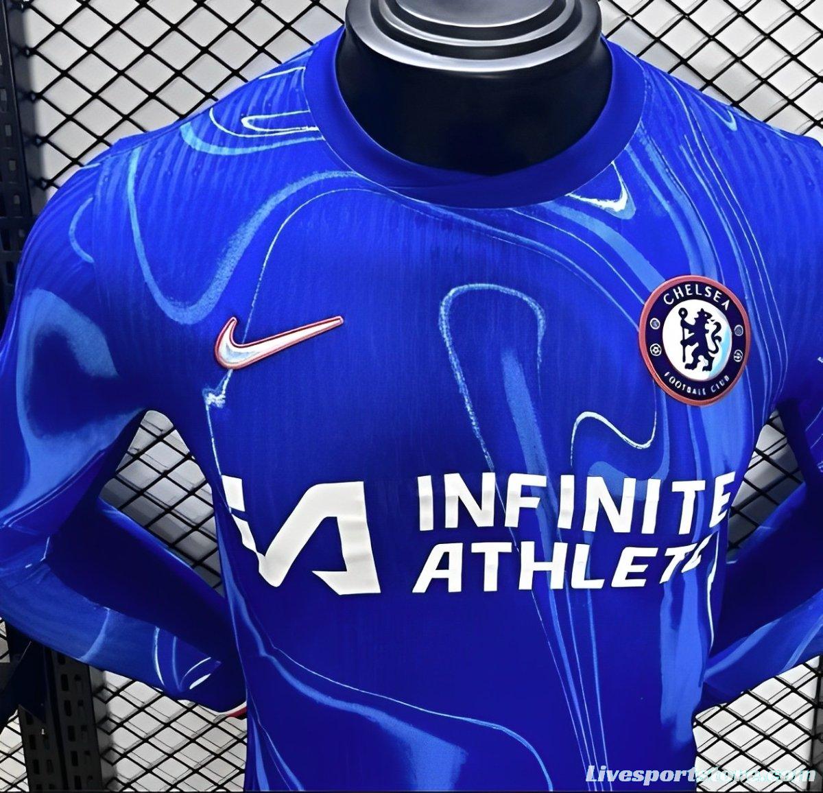 Player Version 24/25 Chelsea Home Long Sleeve Jersey