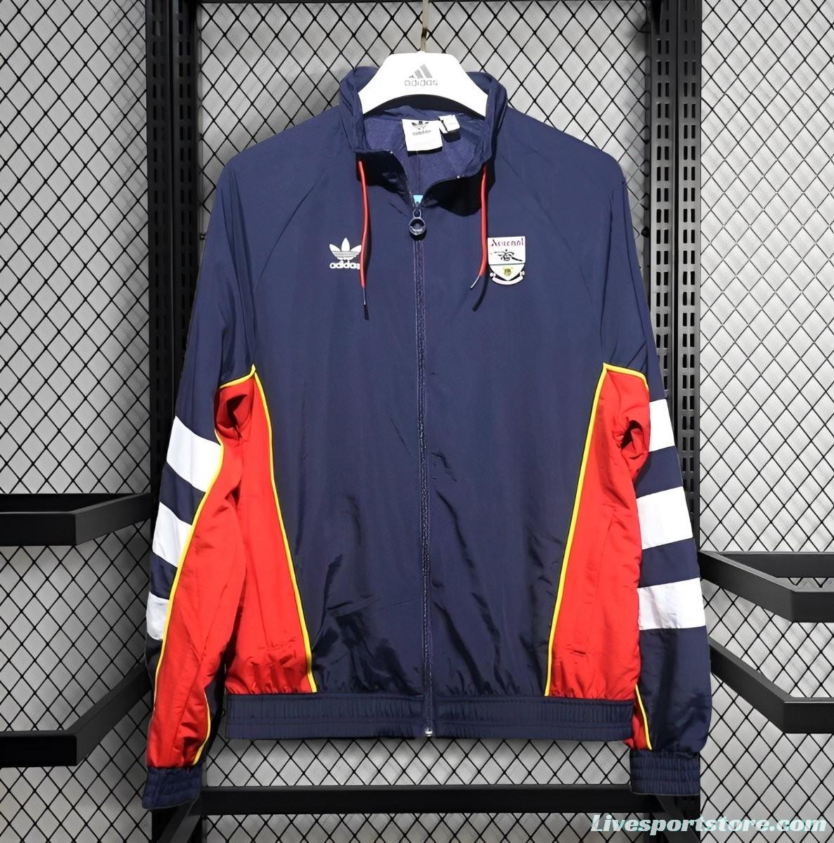 24/25 Arsenal Navy/Red Windbreaker