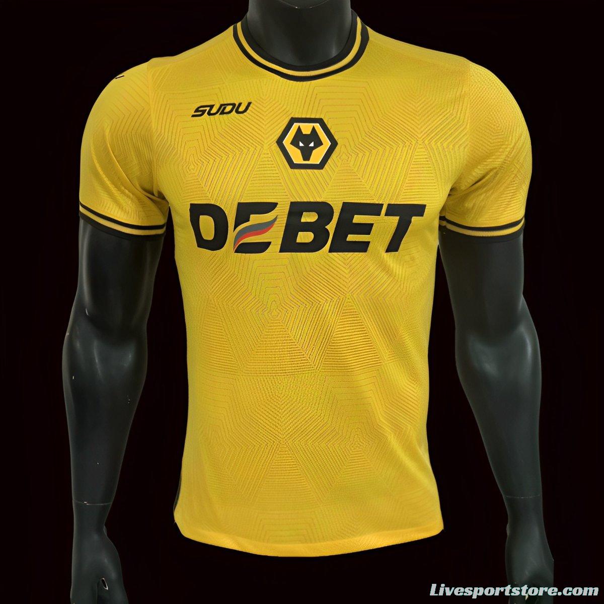 Player Version 24/25 Wolverhampton Wanderers Home Jersey