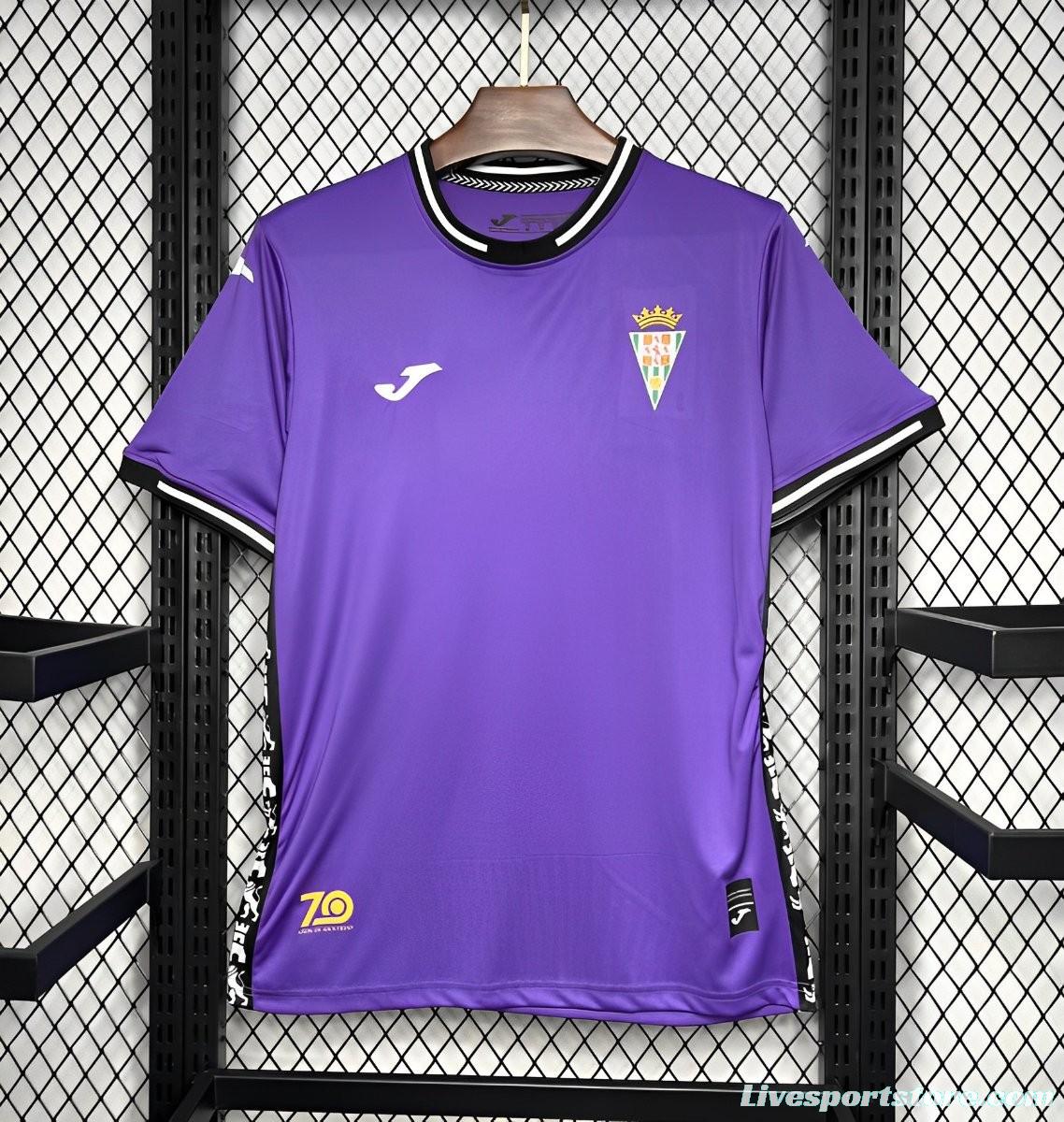 24/25 Cordoba CF Away Purple Jersey