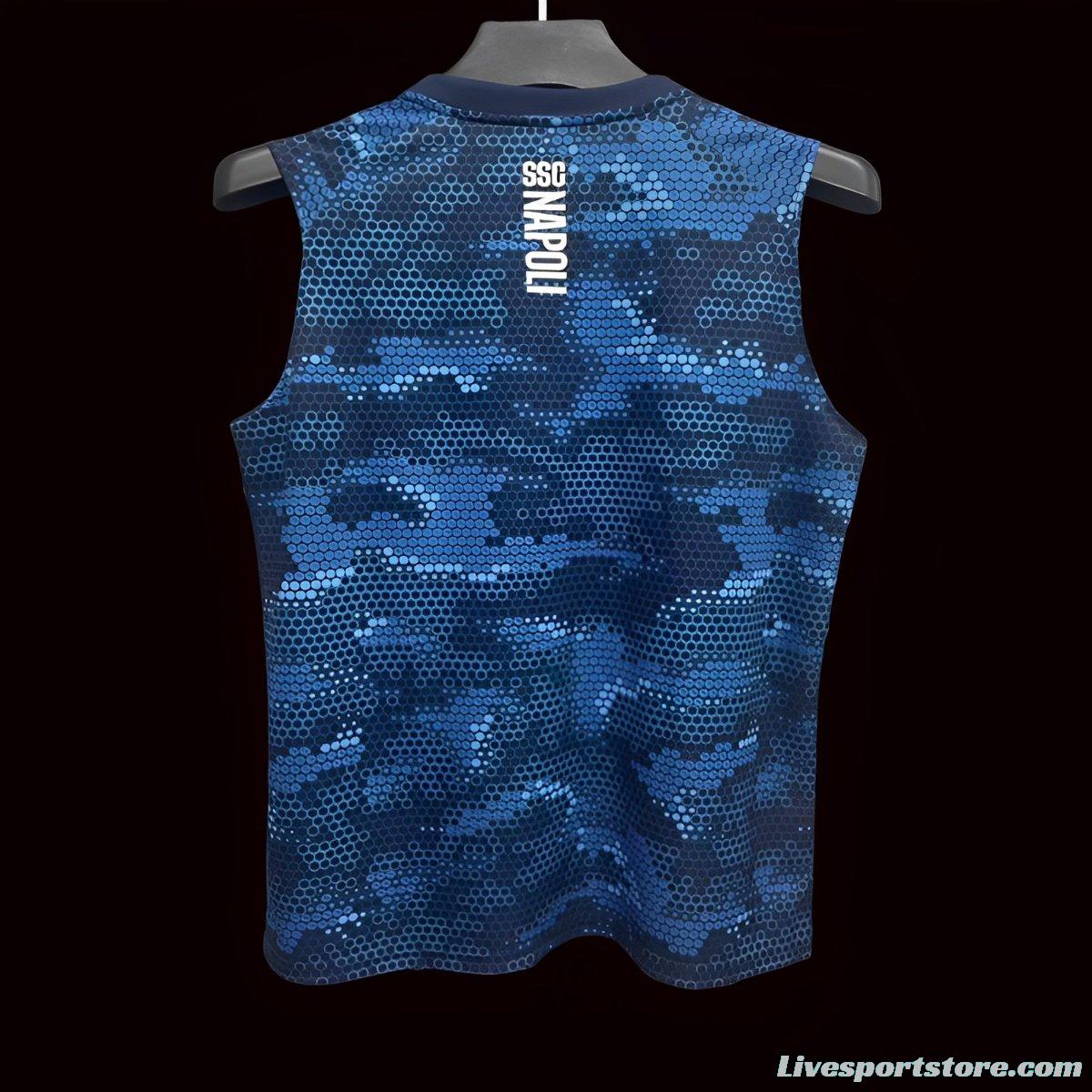 24/25 SSC Napoli Navy Vest Jersey