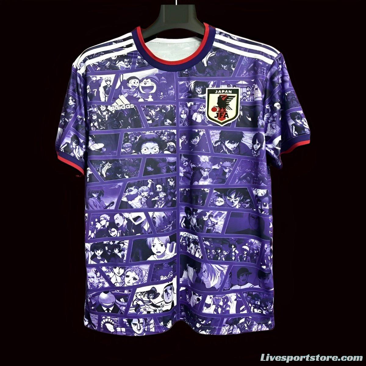 2024 Japan X Anime Purple Special Edition Jersey