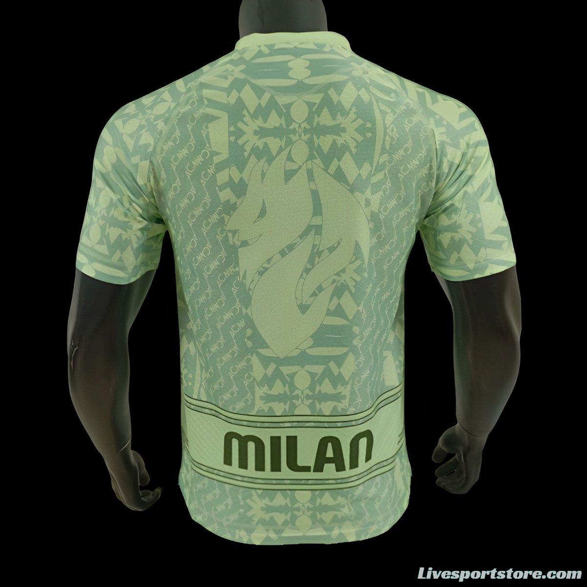 Player Version 24/25 AC Milan Green Special Jersey