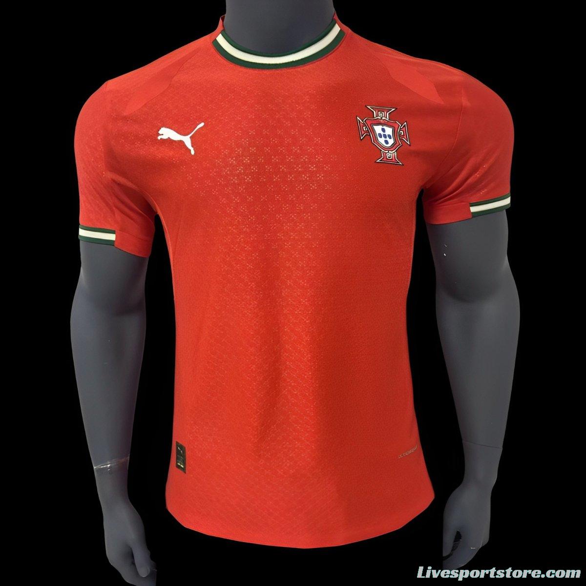 Player Version 2024 Portugal Home Jersey