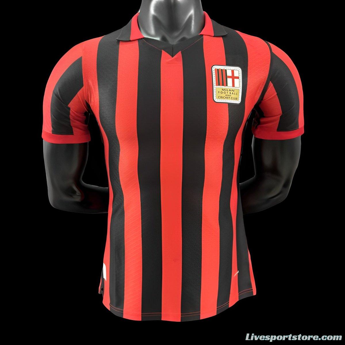 Player Version 24/25 AC Milan 125th Anniversary Jersey