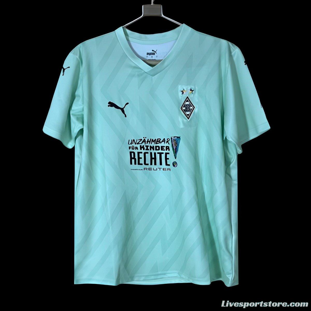 24/25 Borussia Mönchengladbach Children's Rights Special Green Jersey