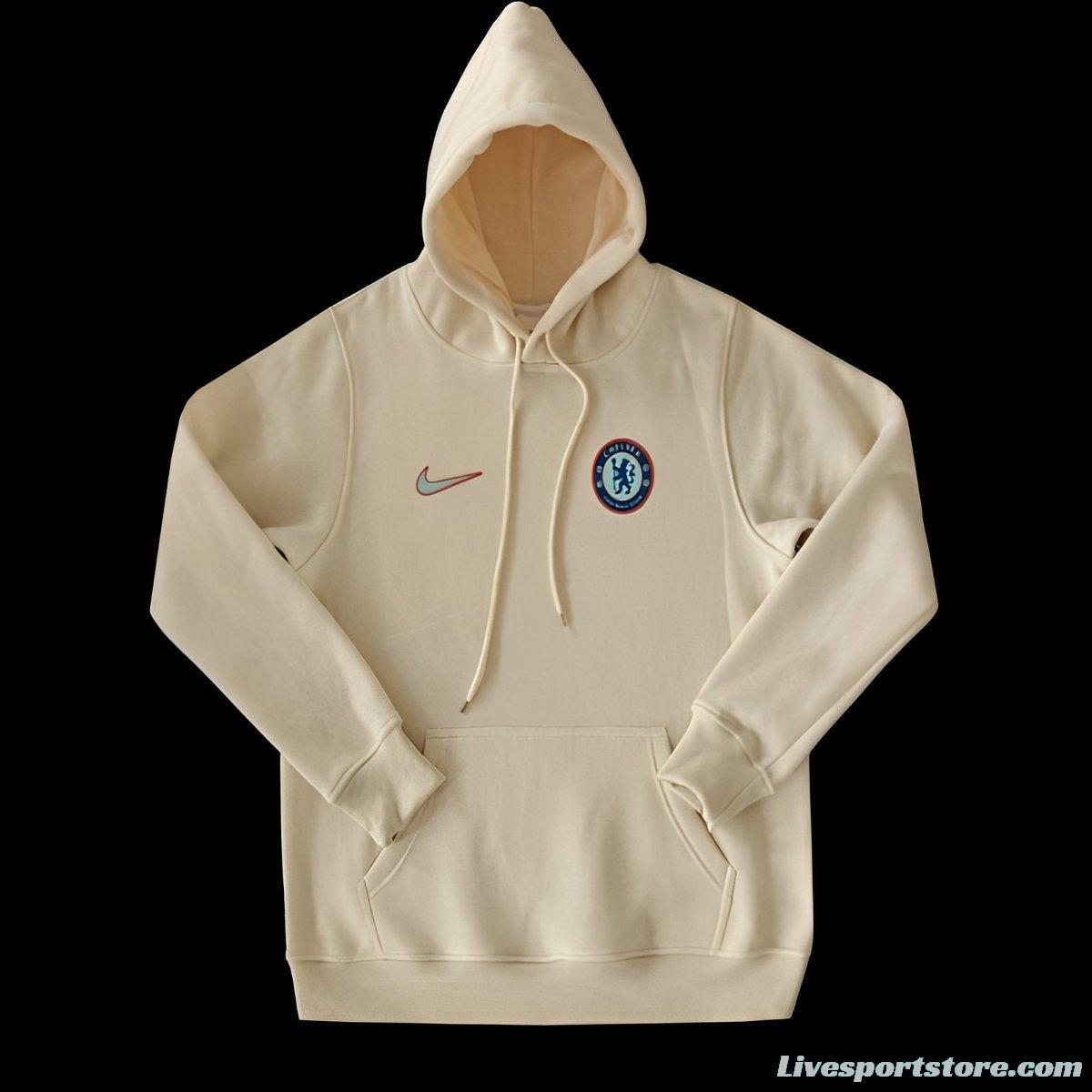 24/25 Chelsea Navy/Red/Black/Beige/Grey Hoodie WIth Black Badge